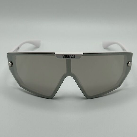 BRAND NEW VERSACE VE4461 White Dark Grey with clip on Mirrored Grey Extra Lens main image 10
